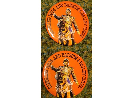 Two Large Ringling Brothers Buttons