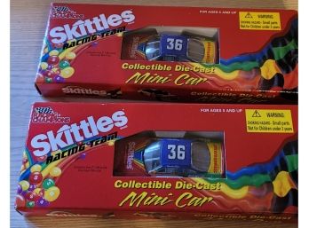 2 Skittles Die Cast Cars - New Sealed