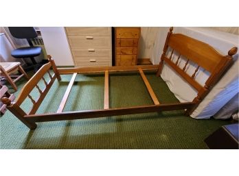 Vintage Maple Twin Bed Frame