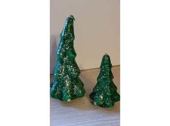 Two Gurley Christmas Tree Candles