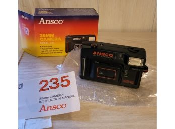 Ansco 35mm Camera Model 235 W/ 2 New Roles Of 35mm