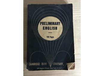 Vintage Preliminary English Book