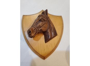 Syroco Company Mounted Wooden Horse Head