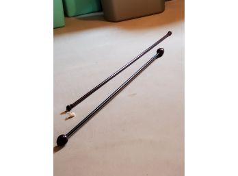 2 Curtain Rods