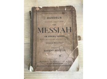 Handel’s Messiah In Vocal Score