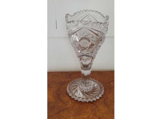 8' Pressed Glass Vase