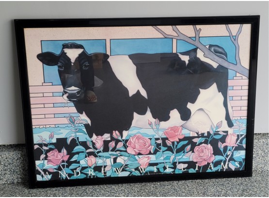 Andrew A Williams Framed Cow Print - 28.5 X 38.5