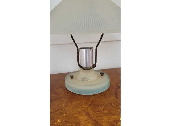 1930s Deco Era Glass Lamp
