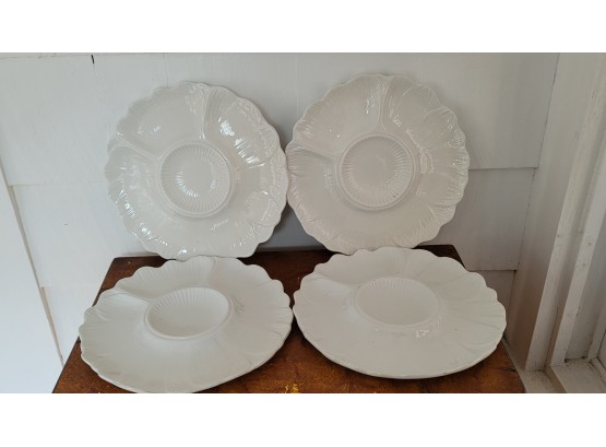 4 - 10' Serving Plates From Italy