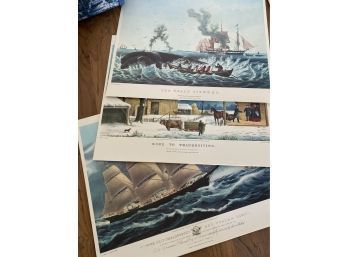 Collection Of 5 Beautiful Vintage Prints