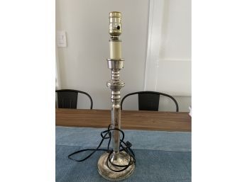 Vintage Metal Candlestick Lamp