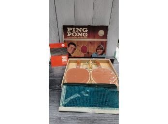 Vintage Parker Brothers Table Tennis Set - Ping Pong