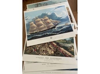 Collection Of 6 Beautiful Vintage Prints