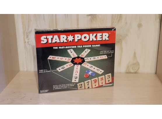 Star Poker Game New Sealed