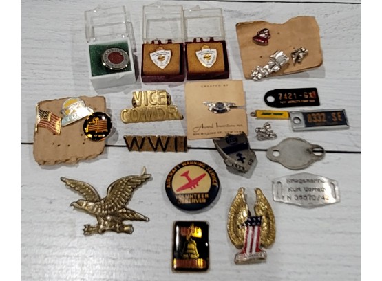 Military, Sperry, License Tags & More