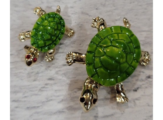 Pair Of Turtle Pins
