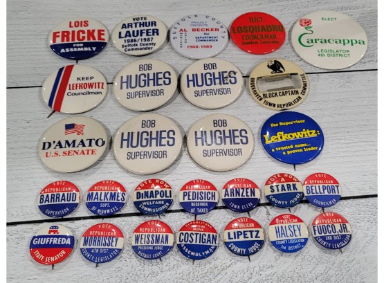 1970s - 1980s Political Button Lot #2