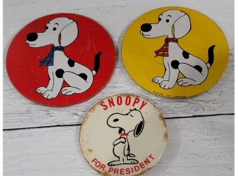 Vintage Snoopy Buttons