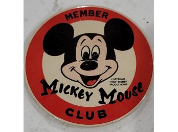 Mickey Mouse Club Button