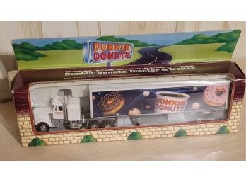 Dunkin Donuts Tractor & Trailer - New Sealed