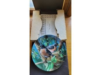 Collectible Plate The Robin
