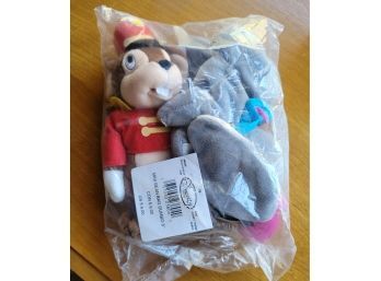NWT Dumbo & Timothy Bean Bag Plushies