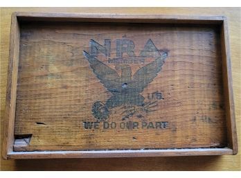 NRA Member We Do Our Part - Wooden Wall Hanging/tray
