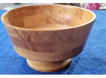 Maple Wooden Footed Bowl - 6' X 3.5'