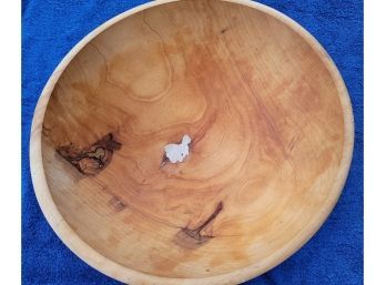 Rustic Wood Bowl- 11.5'