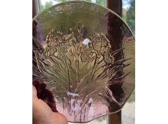 10' Purple Iris Platter