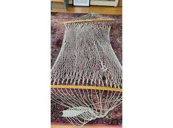 Large Pawleys Island Rope Hammock With Pillow - Has Some Repairs  - See Pics