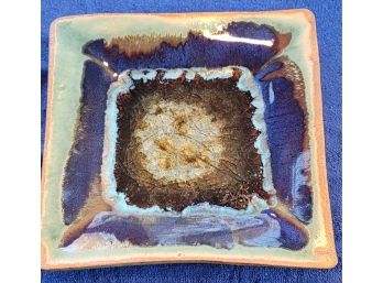 9' Square Blue & Green Pottery