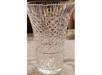 Large Waterford Crystal Vase- Has Two Rim Chips
