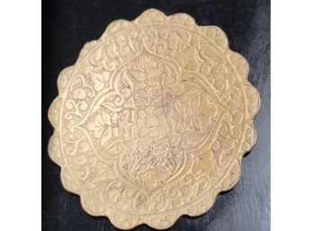 5' Brass Trinket Plate
