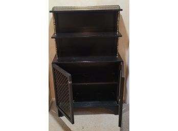 Black And Gold Asian Inspired Small Cabinet