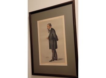 Numbered Litho & COA - Vanity Fair Men Of The Day- 1890 - Mr Jonathan Hutchinson