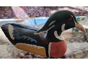 Tremblay Wood Carved Duck - 11' X 4'