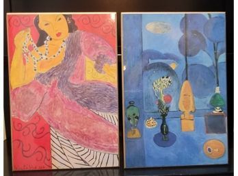 2 Henri Matisse Wall Placques - The Blue Window & Asia