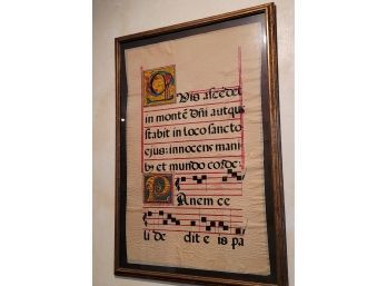 Music Score From The Renaissance Era