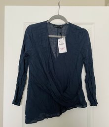 Zara Woman Designer Blouse Made In Turkey, New With Tags, Size M Women
