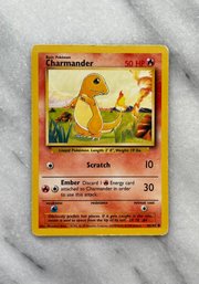 Pokemon Charmander Base Set 1999