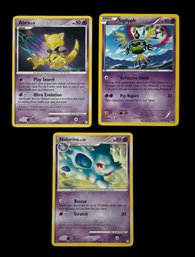2007, 2016 Pokemon Basic Cards Abra And Sigilyph, Stage 1 Nidorina