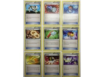 2013-15 Pokemon Trainer Items Cards (9 Count)