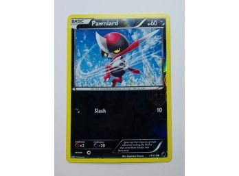 2013 Pokemon Pawniard Reverse Holo Basic Card 60 HP No. 71/116