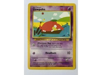 Slowpoke 50 HP Pokemon Card No. 67/82. 1995, 96, 98 Nintendo
