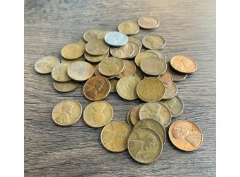 Large Collection Of Wheat Pennies!
