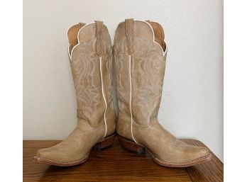 Light Brown Idyllwind Cowboy Boots, Authentic Leather, Size 9 Women