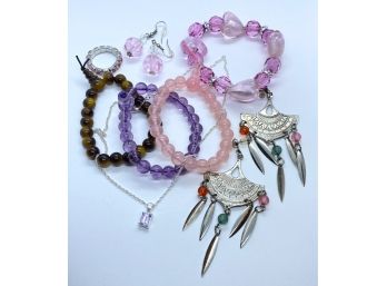 Boho Beaded Jewelry. Includes 3 Power Bracelets!