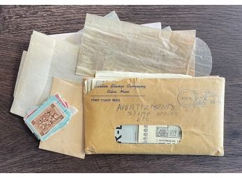 Collection Of Vintage Letters And Stamps! A True Treasure Hunt