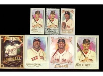 Lot Of 7 ~ Allen & Ginter Red Sox